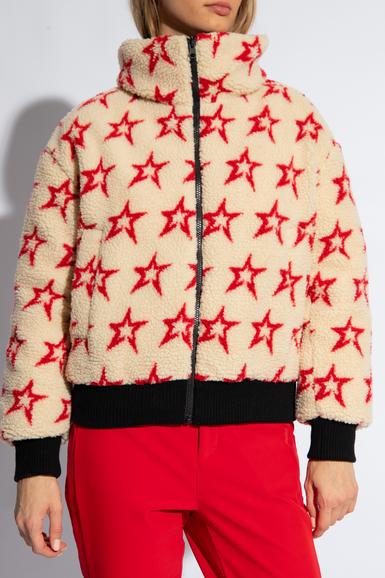 Black Reversible down jacket Perfect Moment neck array maison margiela pullover SchaferandweinerShops GW